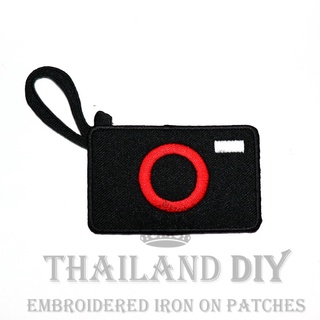 📷 ตัวรีดติดเสื้อ งานปัก การ์ตูน กล้องถ่ายรูป กล้องฟิลม์ สัญลักษณ์ กล้อง Camera Patch DIY WOP ตัวรีด อาร์มติดเสื้อ เท่ๆ