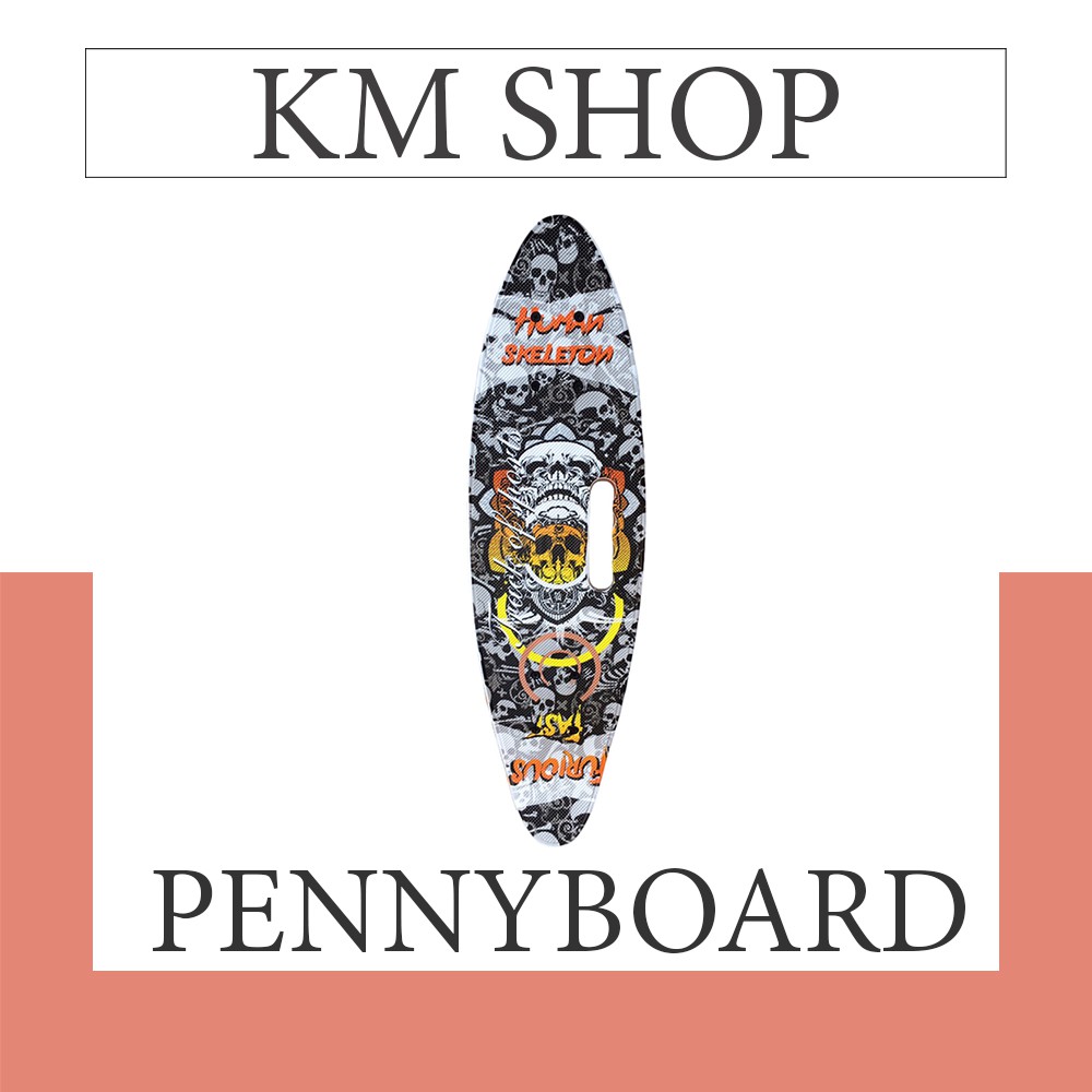 KM สเก็ตบอร์ด skateboard / Penny board ล้อมีไฟ LED ไม่ต้องชาร์จ ถ่านไม่มีวันหมด (ออเดอร์ละไม่เกิน8ชิ้น)/C002