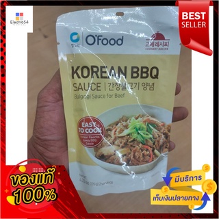 โอฟู้ด ซอสบาร์บีคิวเกาหลี 120 กรัมO-food Korean BBQ Sauce 120 g.