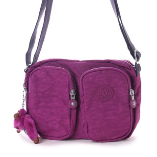 ส่งฟรี EMS Kipling Patti Shoulder Bag - Urban Pink C มีแต่ป้ายมา ใส่ถุงซิปให้จ้า