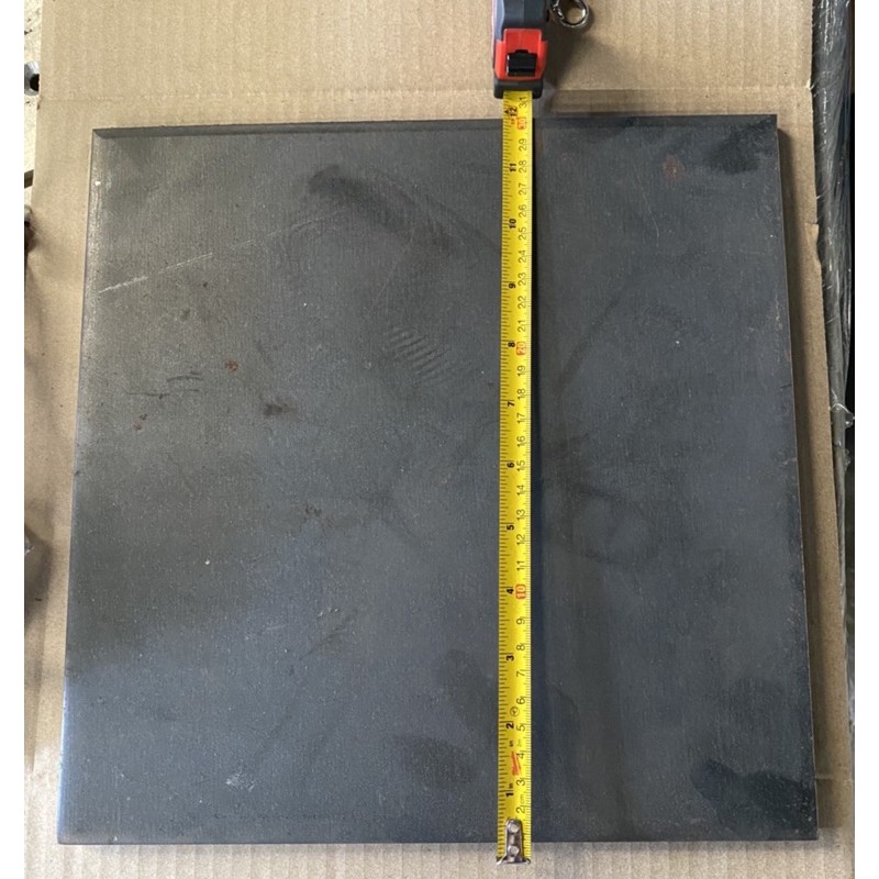 เหล็กแผ่นเพลท 12” x 12” (SS400) ทุกความหนา