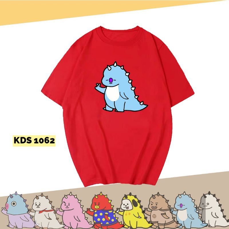 BT21 DINO T-SHIRT/BTS DINO UNISEX PREMIUM ADULT T-SHIRT