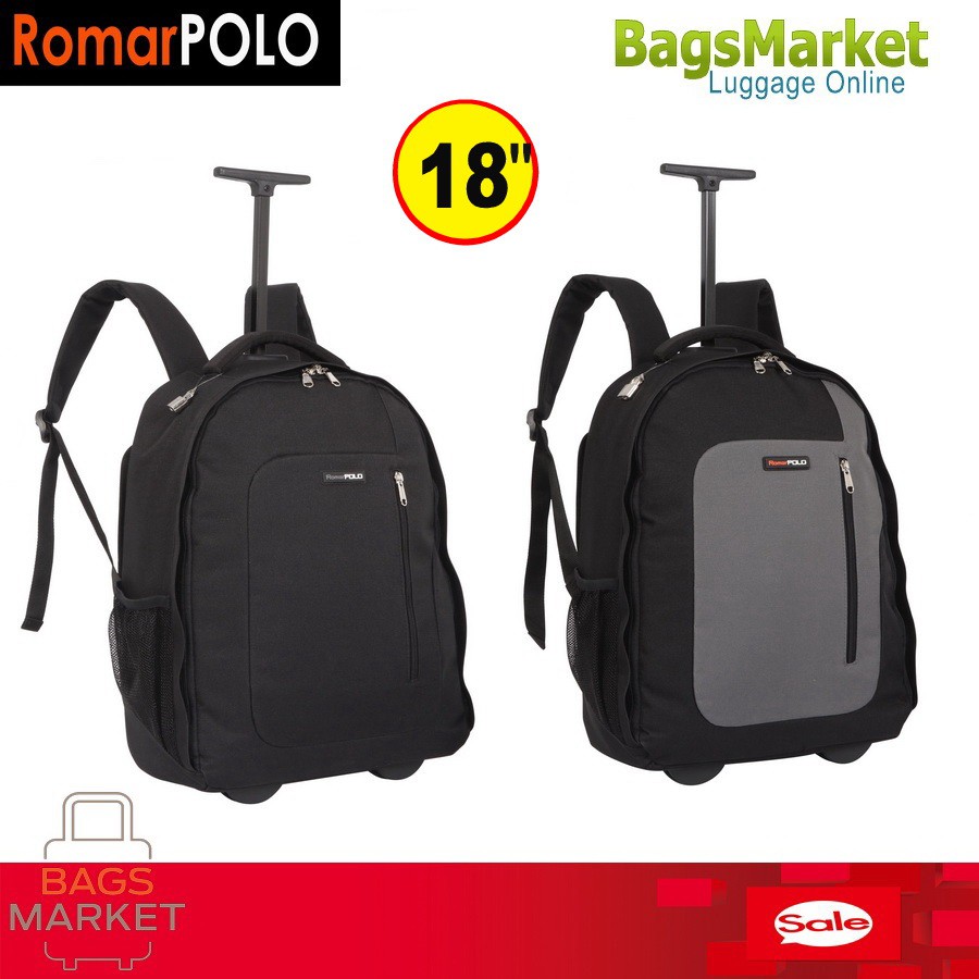 🔥9889Shop🎒 Romar Polo กระเป๋า กระเป๋าเป้ล้อลาก Code R12728" รุ่นนี้ขายดีมีให้เลือก 4 จร้า ของแท้ 💯