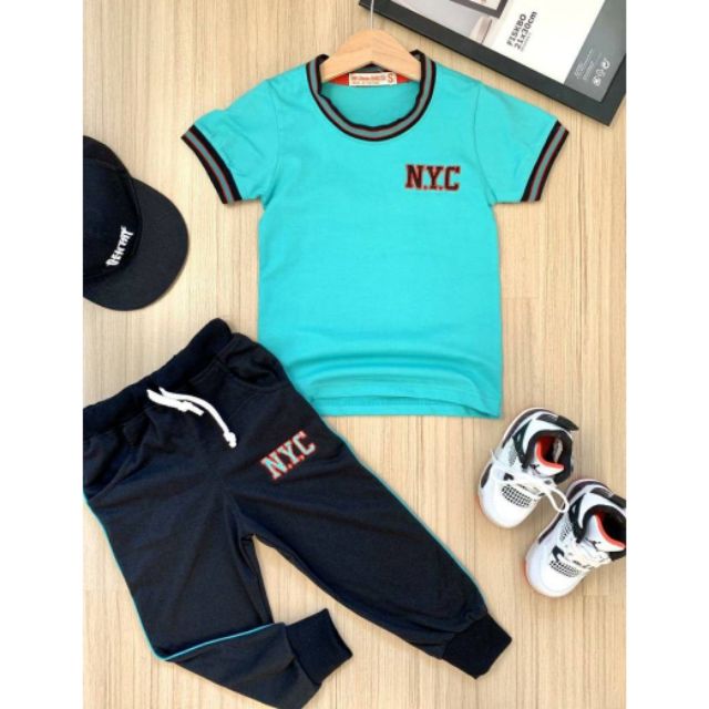 ชุดSet NYCขายาวคลิปแขนคอ