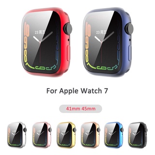 เคส PC TPU ชุบ สําหรับ apple watch 8 7 6 5 41 มม. 45 มม.