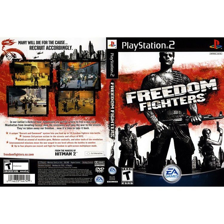 FREEDOM FIGHTERS [PS2 US : DVD5 1 Disc]