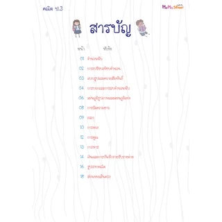ชีทสรุปวิชาพื้นฐาน ป.3 (แบบแยกเล่ม)