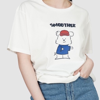 Morning Terrtella | The Smoothee Tee (White) oversize SML