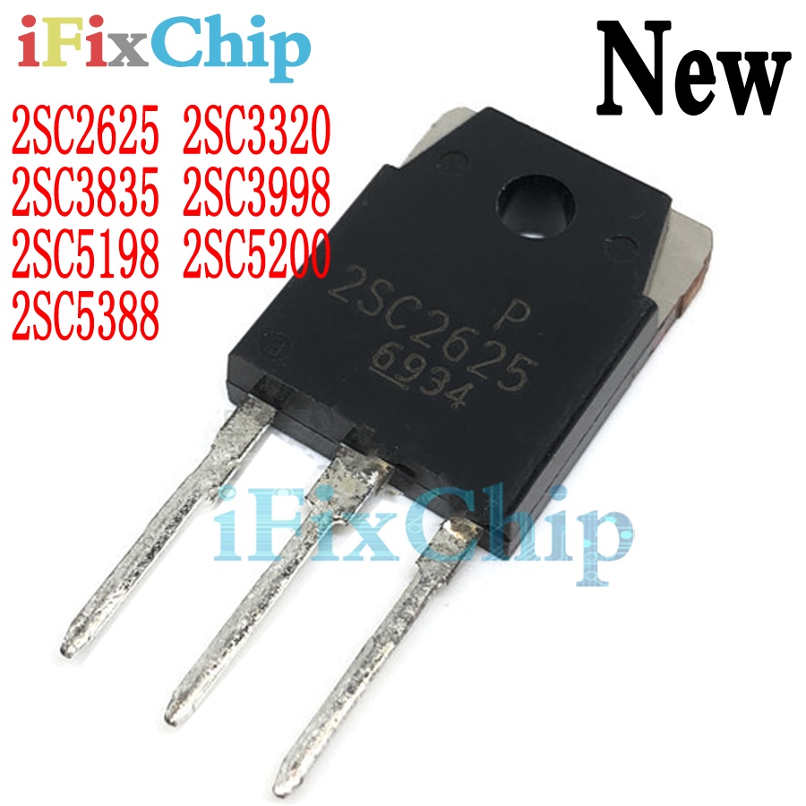 2pcs 2SC2625 2SC3320 2SC3502 2SC3835 TO-3P 2SC3998 2SC5198 2SC5200 2SC5388 TO3P ใหม่