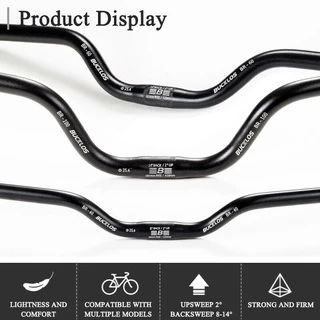[จัดส่งใน 48H] แฮนด์จักรยานขนาด 25.4 มม แฮนด์หมอบจักรยานพับได้ กลืน ไรเซอร์ 90mm สำหรับ Brompton 620mm 720mm