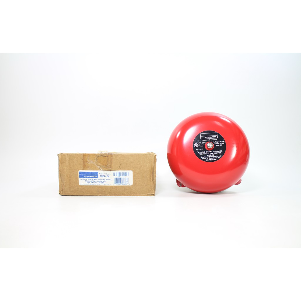 MB6-24 EDWARDS ALARM BELL 6" 24 VDC