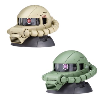 Gundam (หัวเดี่ยว) Exceed Model Zaku Head Set 5 BANDAI 4549660294979-1 (Plastic Model)