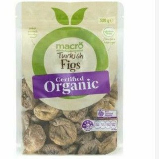 ✨ขายดี✨ Macro Organic Turkish Figs มะเดื่อ 500 g คุณภาพระดับพรีเมี่ยม