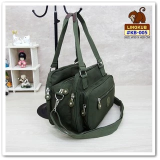 ของแท้ กระเป๋าลิงคับ กระเป๋าสะพายข้างช่องเยอะ Ling kub 12นิ้ว รุ่น KB-005