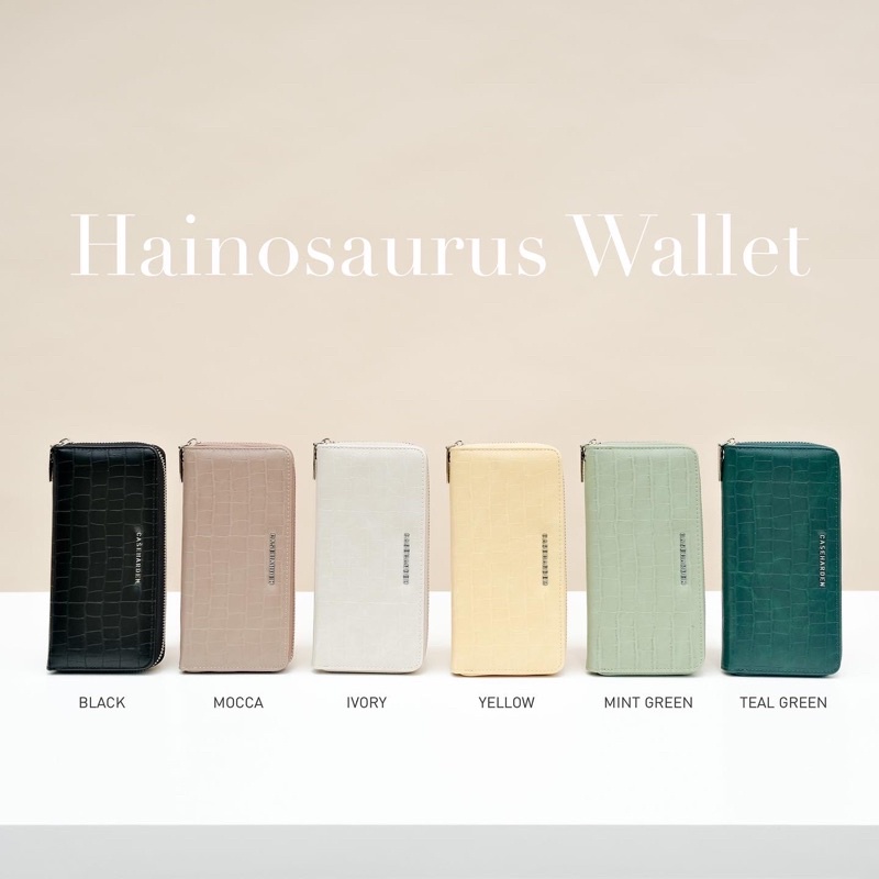 (ใช้โค้ด:10DDHBD12ลด69-) Caseharden Hainosaurus Wallet กระเป๋าสตางค์ใบยาวซิปรอบ 