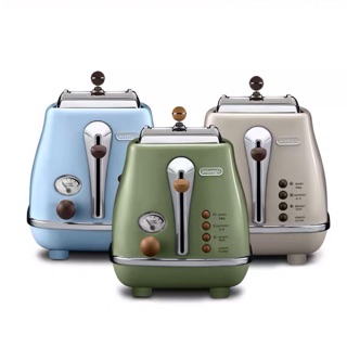 Delonghi เครื่องปิ้งขนมปังมัลติฟังชั่นสไตล์ย้อนยุคอิตาลี