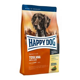 Happy Dog Toscana อาหารสุนัขโต สำหรับสุนัขแก่ อ้วน หรือทำหมัน (1kg, 4kg, 12.5kg)
