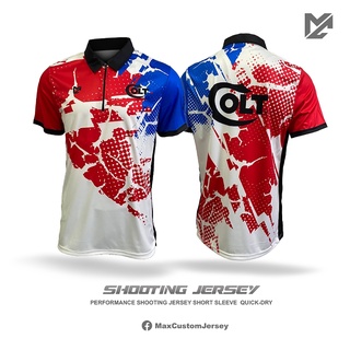 Max Custom Jersey เสื้อยิงปืนแบบใหม่Colt