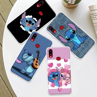 เคสโทรศัพท์ ซิลิโคน TPU แบบนิ่ม ลาย Stitch สําหรับ Samsung A10 A10S