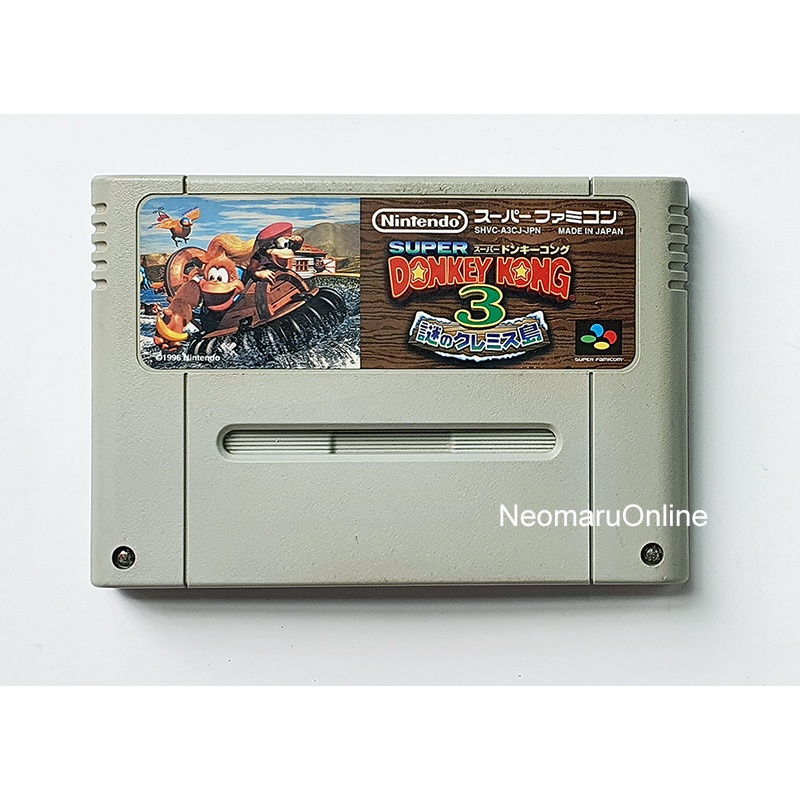 ตลับเกม แท้  Super Donkey Kong3 Super Famicom (SFC) มือสอง