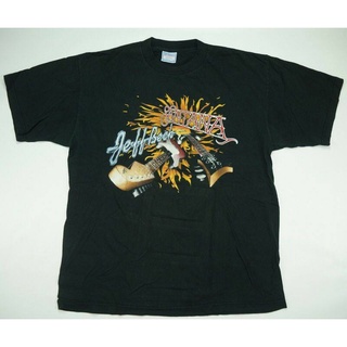 [S-5XL]เสื้อยืดแขนสั้น พิมพ์ลาย SJHJA Rare Vintage All Santana Jeff Beck 1995 Concert Tour 90S สไตล์วินเทจ สําหรับผู้ชาย