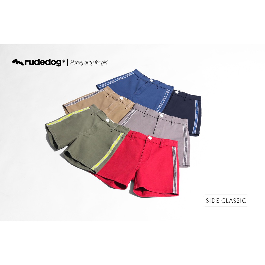RUDEDOG® กางเกงขาสั้นผู้หญิง รุ่น Side Classic รูปที่ 2
