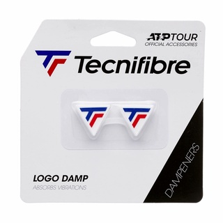 Tecnifibre ยางกันสะเทือน Logo Damp | White/Blue/Red ( 53ATPLOTREN )