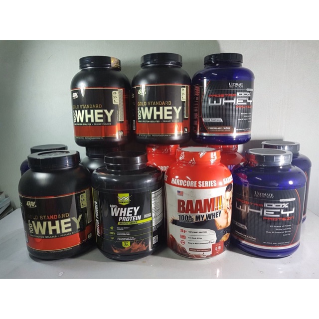 Whey protein (ON,VX,Ultimate Nutrition,BAAM whey)