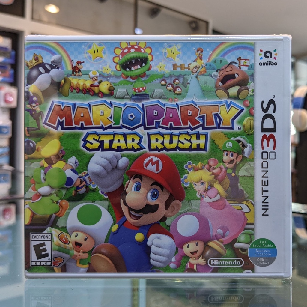 (ภาษาอังกฤษ) มือ1 Mario Party Star Rush 3DS แผ่นเกม Nintendo 3DS เกม3ds