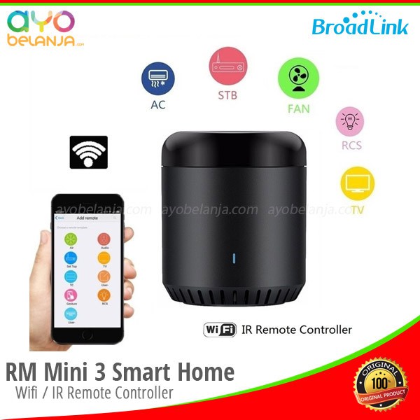 Broadlink RM3 Mini RM3 Pro Wifi IR Universal รองเท้าผ้าใบลําลองเหมาะกับการเล่นกีฬา 1 ปี