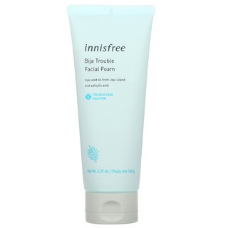 Innisfree Bija trouble facial foam (150g) อินนิสฟรี โฟมล้างหน้า บิจา คลีนซิ่งควบคุมสิวสิวและความมัน king.feeling