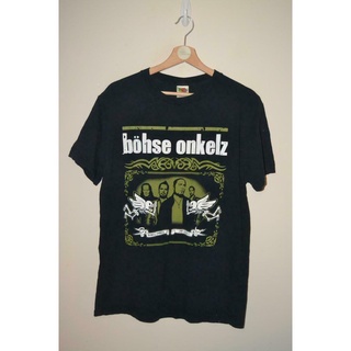 T-shirt  ขายดี เสื้อยืดลําลอง แขนสั้น พิมพ์ลาย RETRO FRUIT OF THE LOOM BOHSE ONKELZ UND GASTE SKELETON NOgflh03PPahnc30S