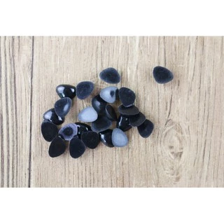 (พร้อมส่ง)จมูกสามเหลี่ยม จมูกแปะ จมูกตุ๊กตา จมูกสีดำแปะ