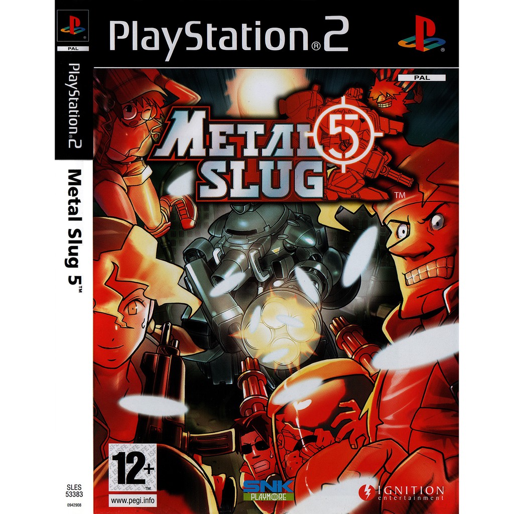 แผ่นเกมส์ Metal Slug 5 PS2 Playstation 2 คุณภาพสูง ราคาถูก