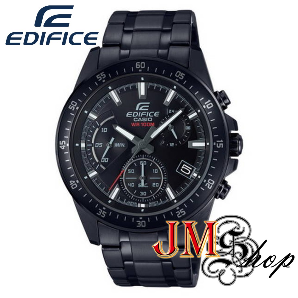 Casio Edifice นาฬิกาข้อมือผู้ชาย สายสแตนเลส รุ่น EFV-540DC-1AVUDF (สีรมดำ)