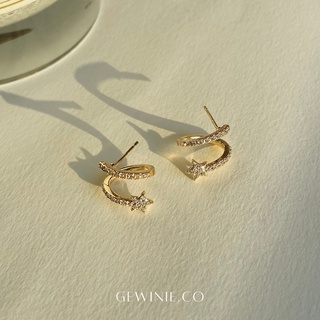 Gewinie.co - Merry Christmas earrings (**สินค้ารุ่นใหม่ จะแตกต่างจากรุ่นก่อนเล็กน้อย เลื่อนดูภาพเทียบได้รูปที่2)