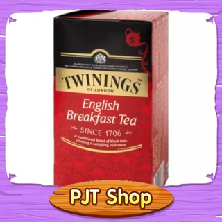 ชา ทไวนิงส์ อิงลิช เบรคฟาสต์ บรรจุ 25 ซอง/กล่อง Twinings English Breakfast Tea 25 pack