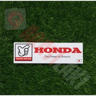 สติกเกอร์เทมเปิล HONDA RACING THE POWER OF DREAM แบบยาว สําหรับติดตกแต่งกระจก