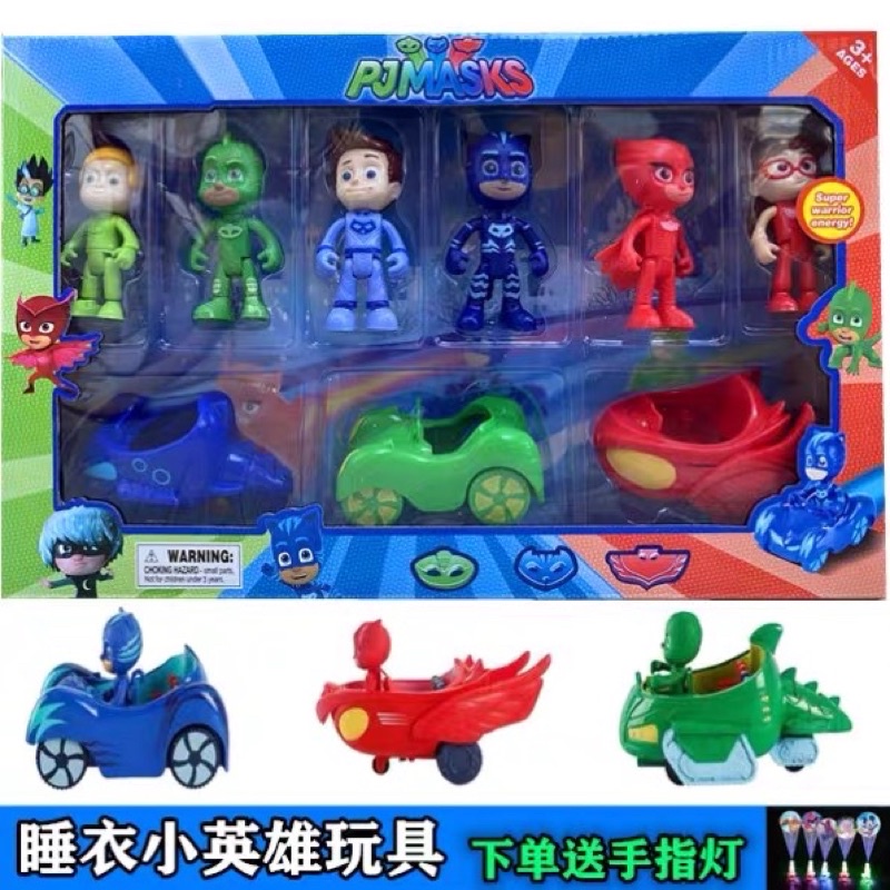 พร้อมส่ง🇹🇭 PJ mask 6 ตัว มีหลายแบบ