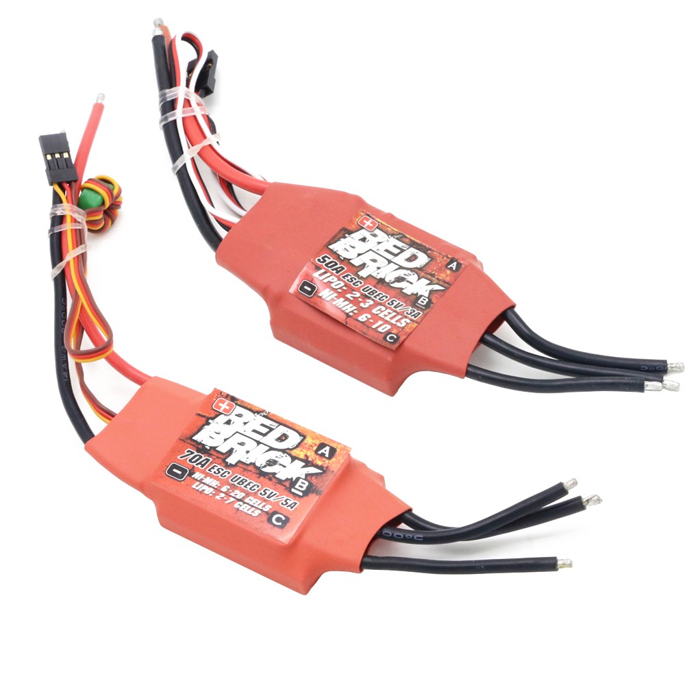 Red Brick 50A/70A/80A/100A/125A/200A Brushless ESC Electronic Speed Controller 