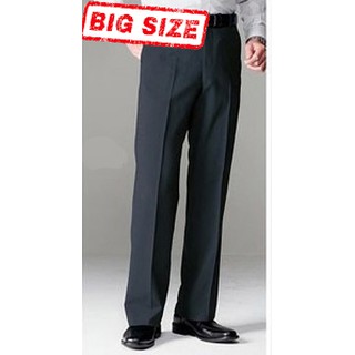 กางเกงทำงาน สแลค กระบอกใหญ่ ไซส์ใหญ่ Big Size เอว 40-60 นิ้ว แบบมีจีบหน้า