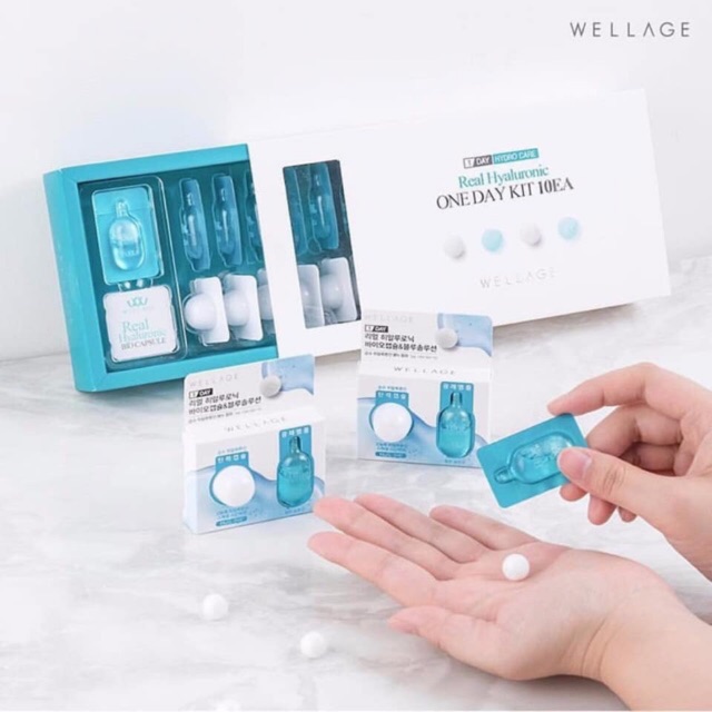 Wellage Real Hyaluronic Bio capsule&blue
