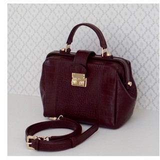 LA KENNY BAG (Burgundy)  9"