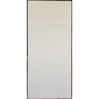 ประตู HDF ขนาด 80x200cm บานเรียบ ผิวเสี้ยนไม้แนวตรง+แนวขวาง สีรองพื้นขาว