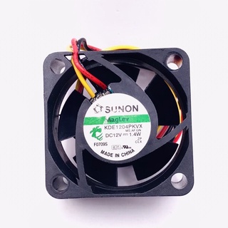 พัดลม mini รุ่น SUNON KD1204PKVX DC12V-1.6w พัดลมระบายความร้อน ระบายอากาศ พัดลมติดฮิทซิงค์ ขนาด 40*40*25mm 3สาย