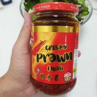 พร้อมส่ง✅Hengs Original Crispy Prawn Chilli 340g