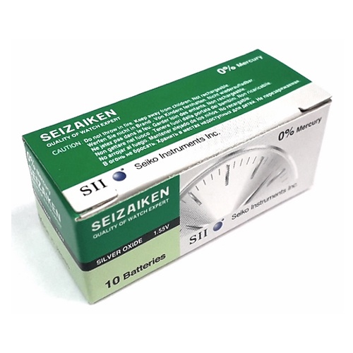 ถ่านนาฬิกา SEIZAIKEN Seiko 377, SR626SW 1.55V ของแท้ จำหน่ายยกกล่อง ( 1กล่อง จะมี 10 เม็ด)