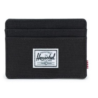 Herschel Charlie กระเป๋าสตางค์ กระเป๋าใส่บัตร สีดํา