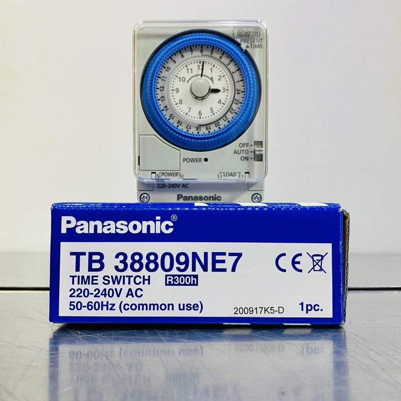 PANASONIC ไทม์เมอร์ นาฬิกาตั้งเวลา รุ่น TB38809NE7