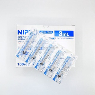 ไซริงค์ Nipro สำหรับป้อนยาเด็ก 3 ml. (ไม่มีเข็ม)